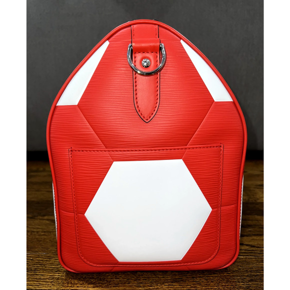 Louis Vuitton Keepall Bandouliere 50 Fifa World Cup Red Hexagon Epi Weekend Bag - Picture 3 of 10